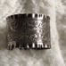 Victorian Silver Repousse Scallop Edge Napkin Ring