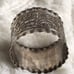 Victorian Silver Repousse Scallop Edge Napkin Ring