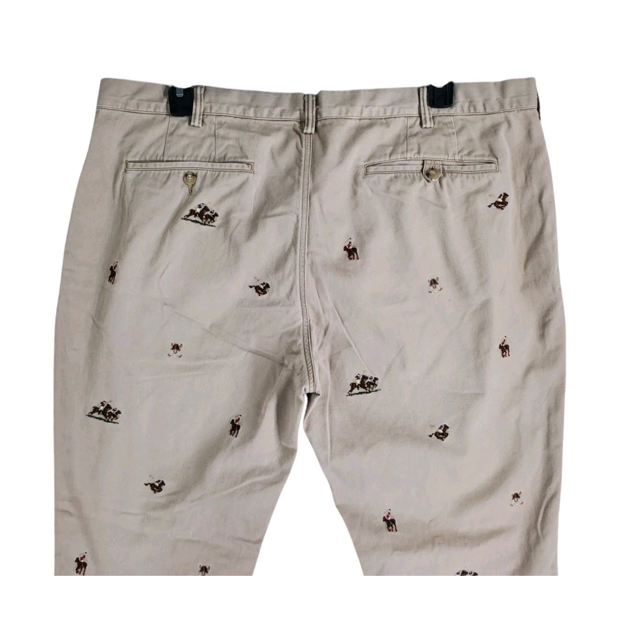 Polo Ralph Lauren Bedford Chino Pants Men 42x30 Embroidered Straight Fit (41x29)