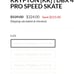 CRAZY SKATES-XENON DBX 6 PRO Leather Speed Skates size 6