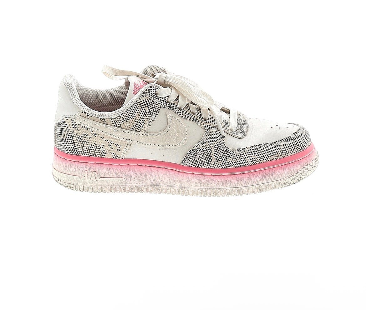 Nike Air Force 1 pink/snakeskin size 6 wmn
