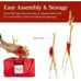 New Set of 3 Family Reindeers (4ft 2D Lighted Christmas Rudolph Large Outdoor