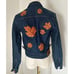 70s Vintage Ralph Lauren Western Wear Denim Jacket Women M Embroidered