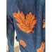 70s Vintage Ralph Lauren Western Wear Denim Jacket Women M Embroidered