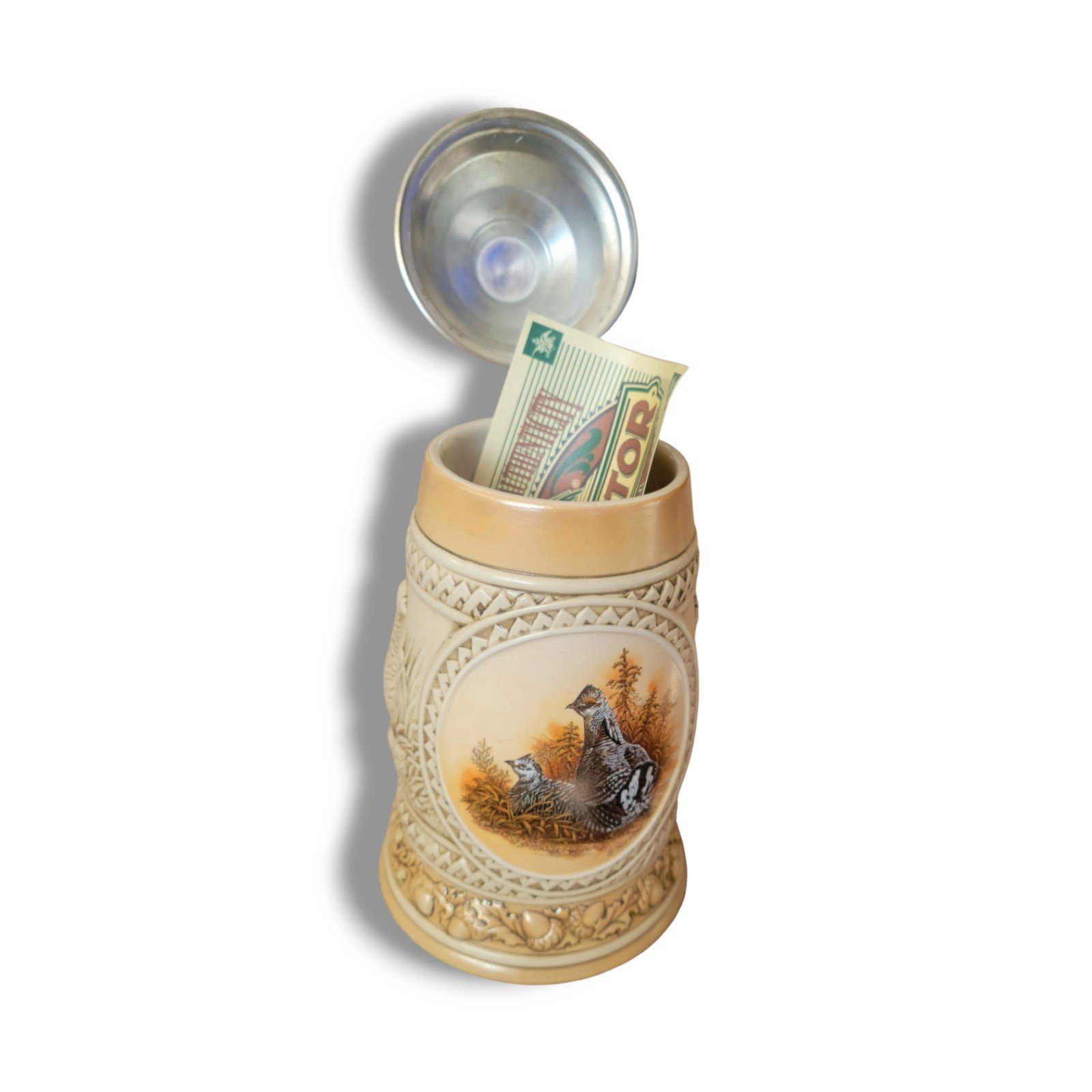 Budweiser Collector’s Edition Stein – Upland Game Bird Series: Prairie Chicken