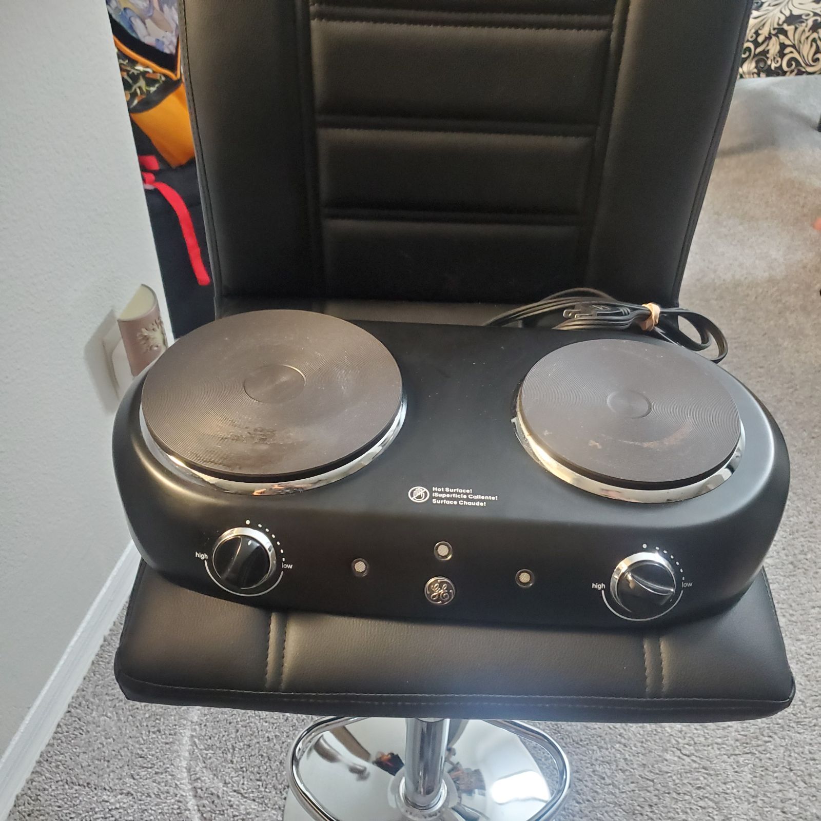 electric stove.