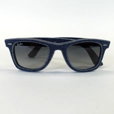 Ray-Ban RB2140 1163/71 50 22 Blue Denim Wayfarer Sunglasses Italy Unisex