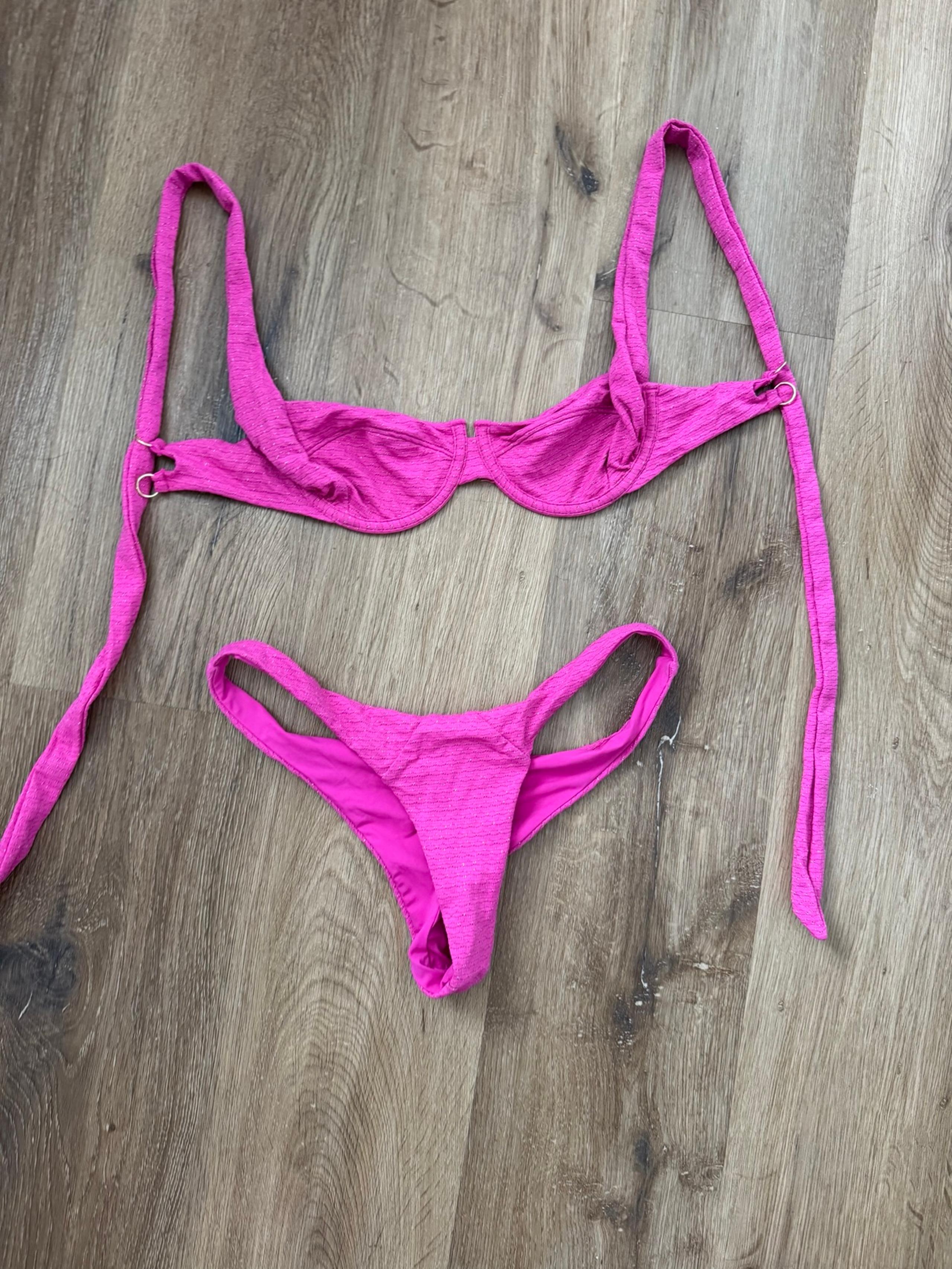 Pink Beach bunny small set