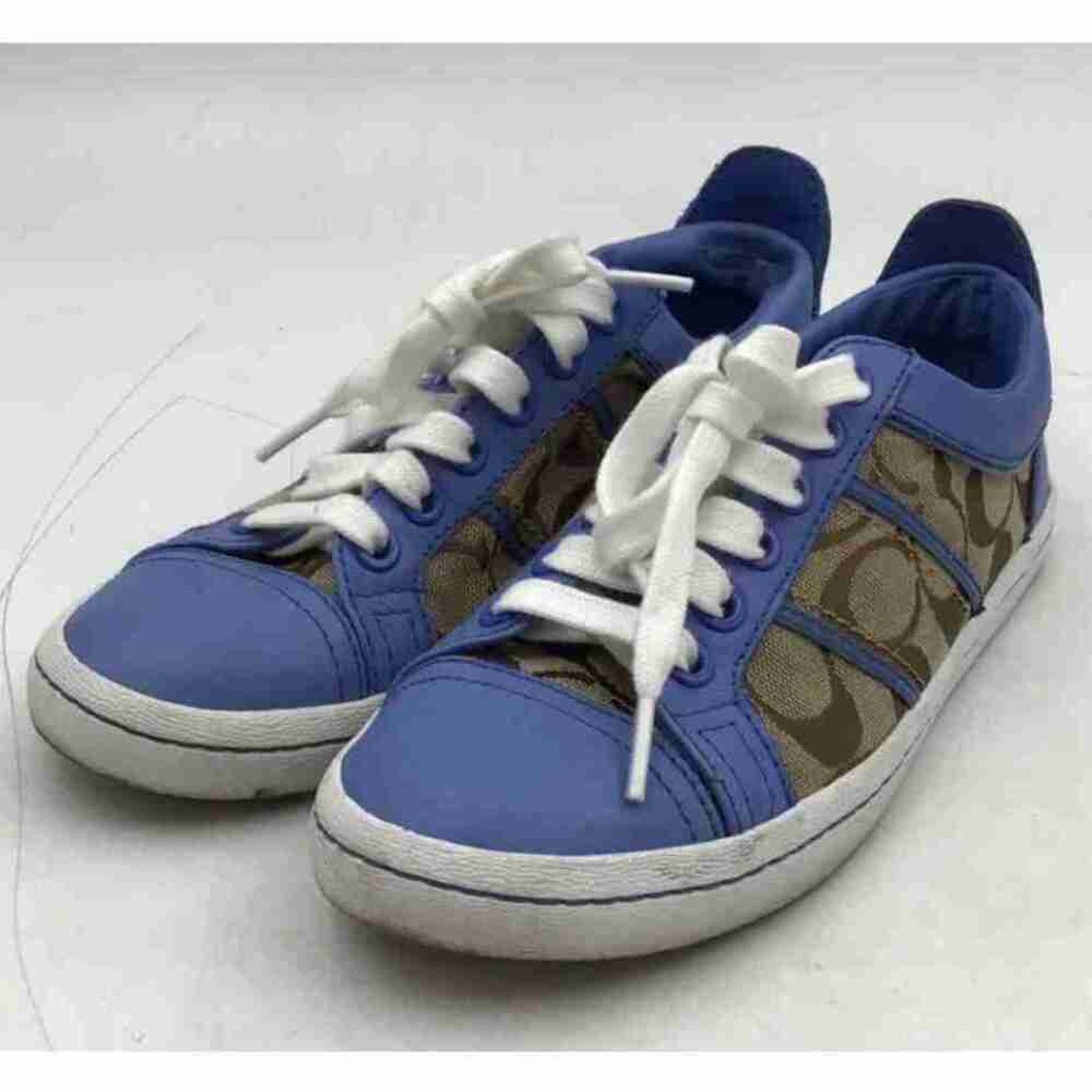 Coach Alivia Canvas Leather Comfort Sneakers