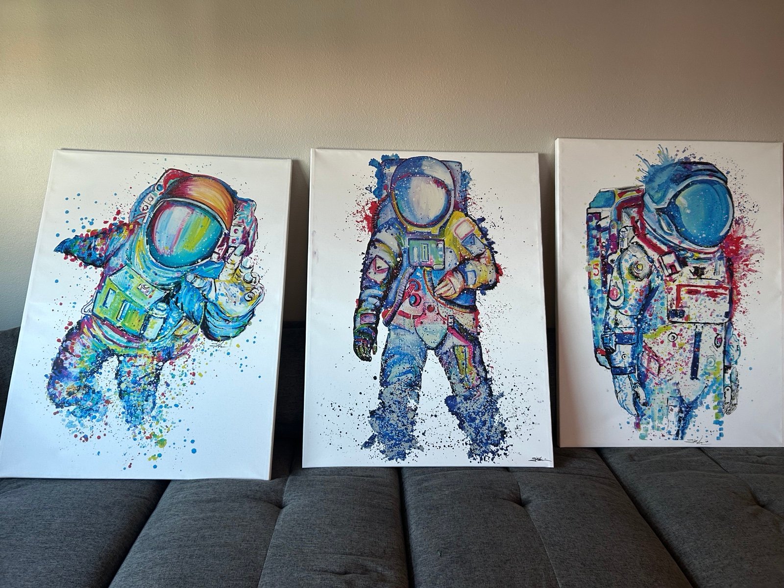 Artists Signed Canvas prints