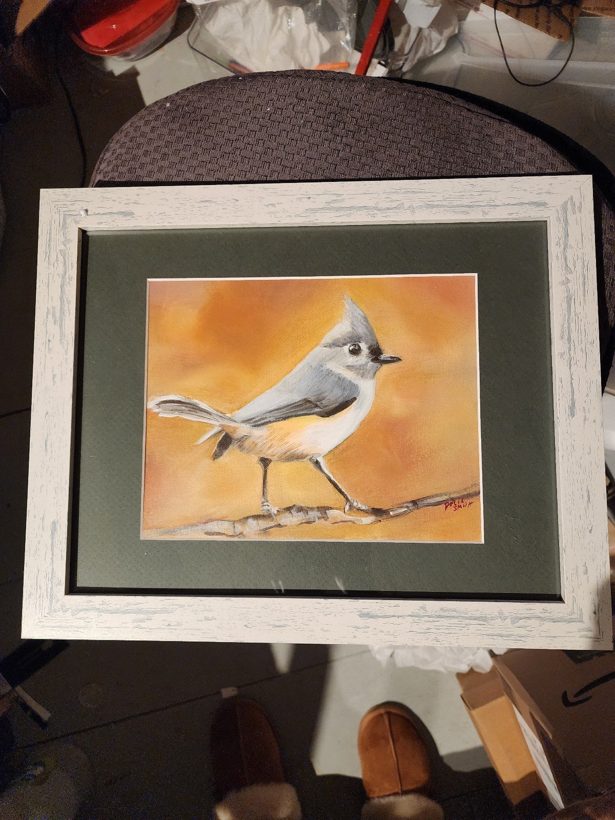 Oil Painting of Bird