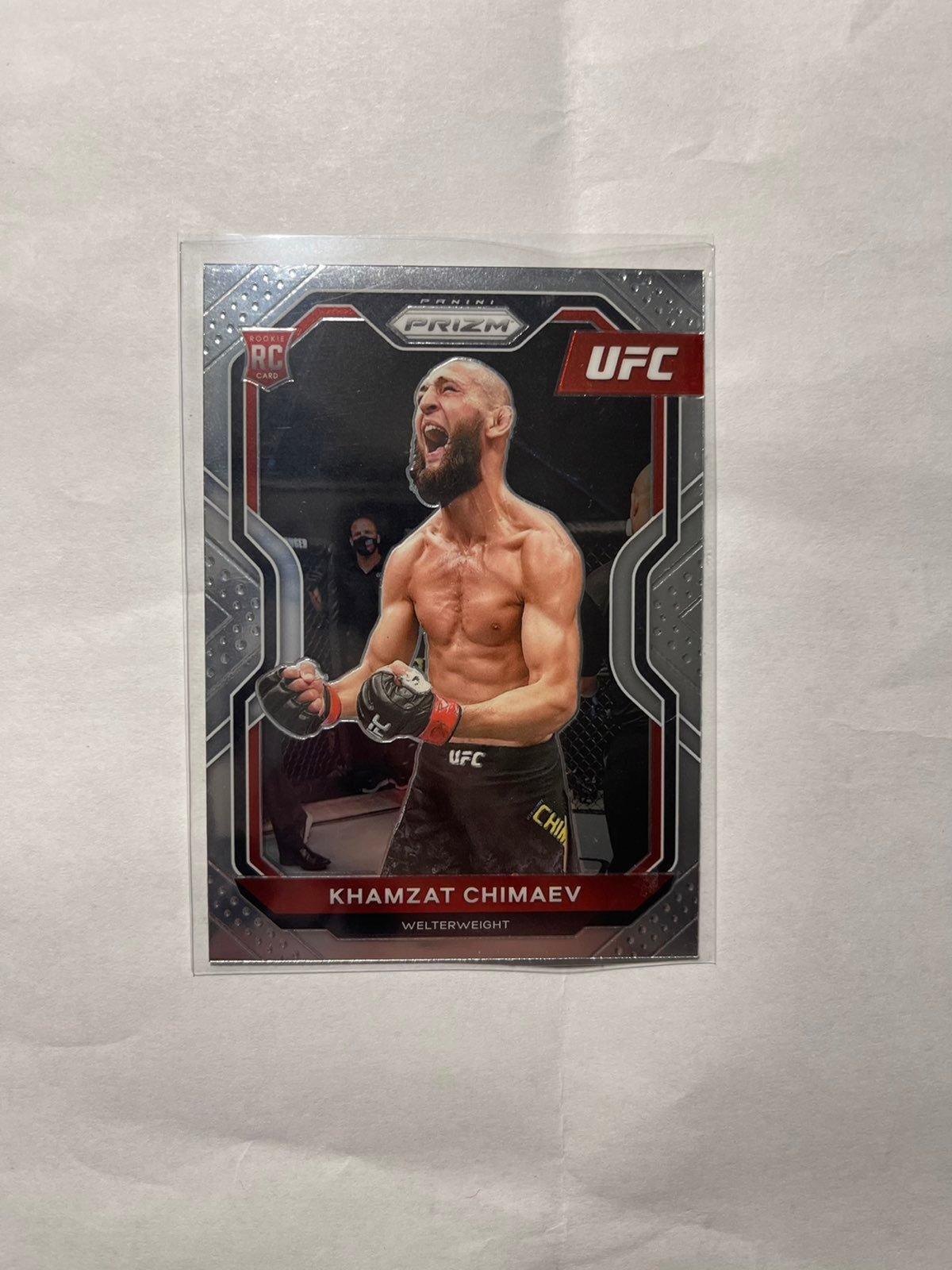 2021 Khamzat Chimaev Prizm Base Rookie RC No. 7