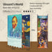 DIY 3D Book Nook Kit Vincent's World 80pcs HTQ113