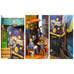 DIY 3D Book Nook Kit Vincent's World 80pcs HTQ113
