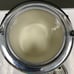 Beautiful Antique Biscuit Barrel Oak Wood, Nickel Silver with Porcelain Liner