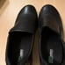 Alloy toed shoes.