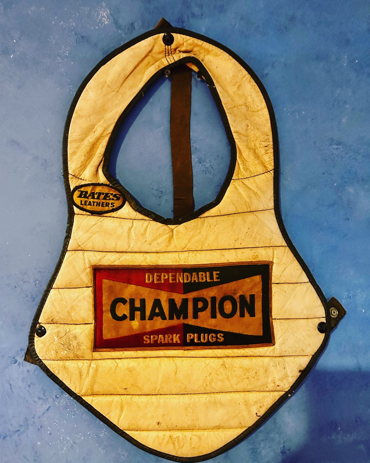 Extremely Rare Bates Leathers Motocross Chest protector