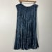 Blue Grey Velvet Indira Maxi Skirt