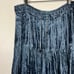 Blue Grey Velvet Indira Maxi Skirt