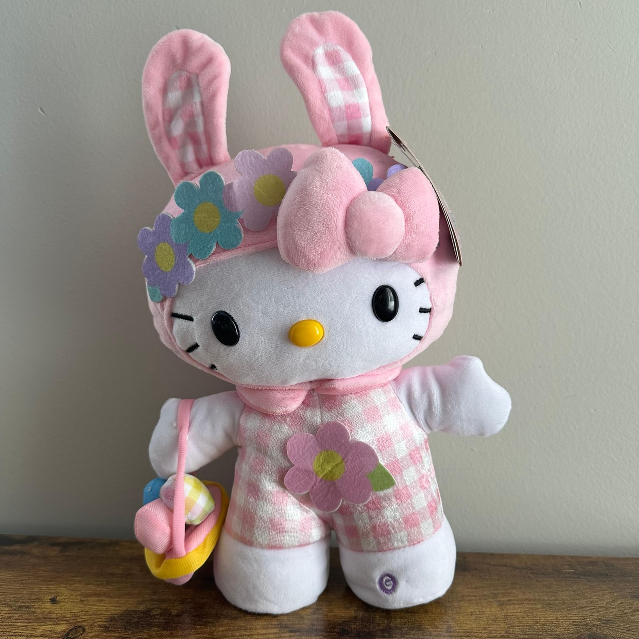 NWT Hello Kitty Sanrio Easter Suit Side Stepper My Melody Spring Pink White