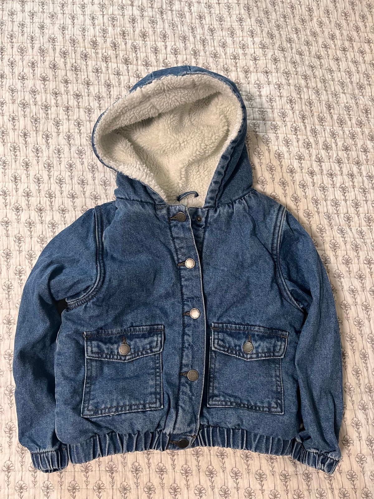 HTF Cotton on sherpa lined denim jacket 5/6