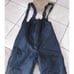 EDCO Snow Bib Overalls Snowmobile SZ M Black Zip Up Adjustable Made Canada