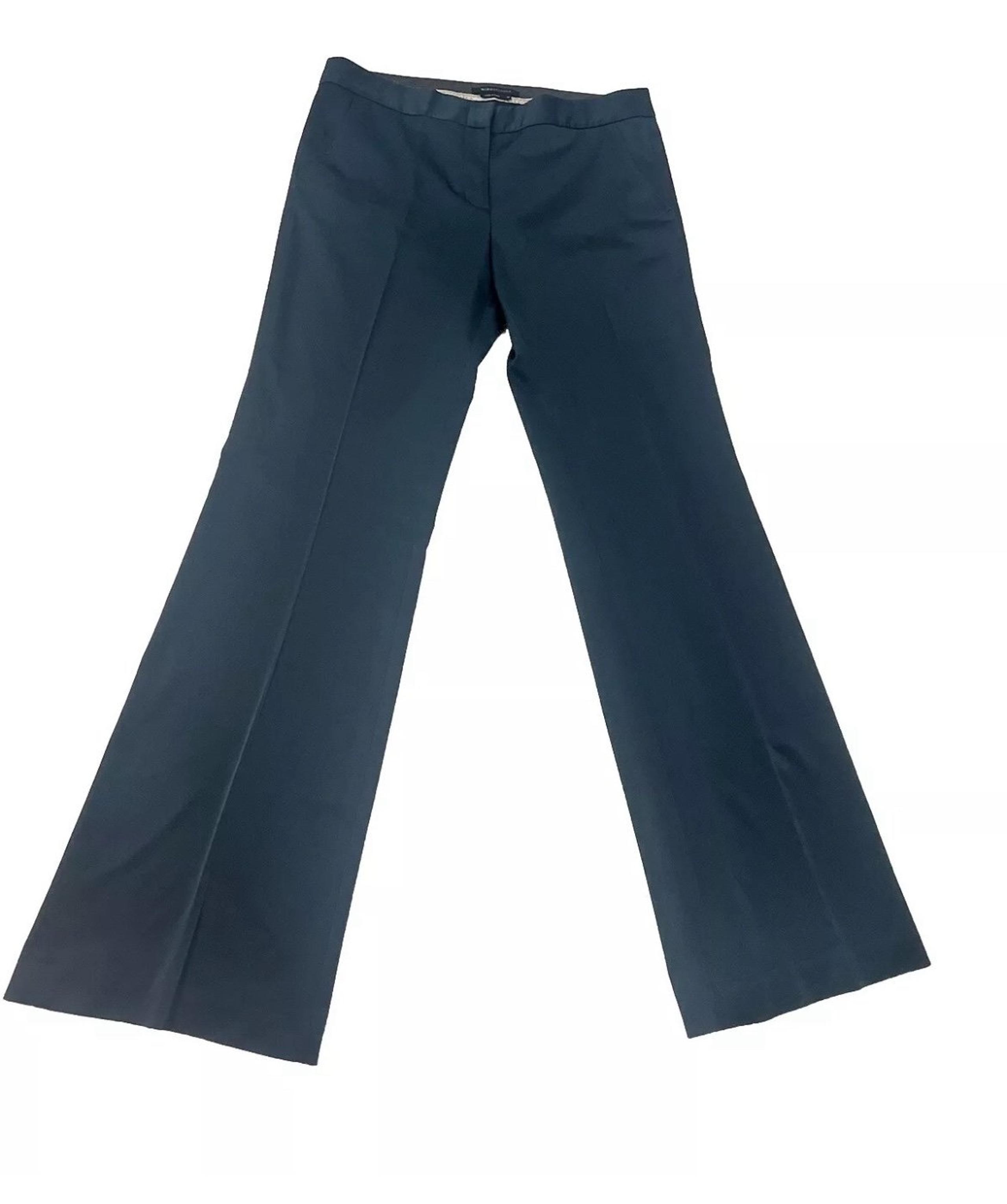 BCBGMAXAZRIA navy blue Carla fit flared leg business casual dress pants