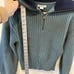 ATHLETA SWEATER WOMENS XS HEAVYWEIGHT KNIT 1/4 ZIP PULLOVER ALDER DEEP OCEAN