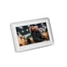 Polaroid - 7in Digital Photo Frame with Decorative Textured Silver Metal Frame