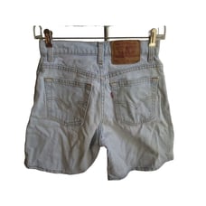 Vintage Womens Shorts Levi's 550 sz 3 1990's Made in Usa Sky Fade Jorts Blue