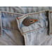 Vintage Womens Shorts Levi's 550 sz 3 1990's Made in Usa Sky Fade Jorts Blue