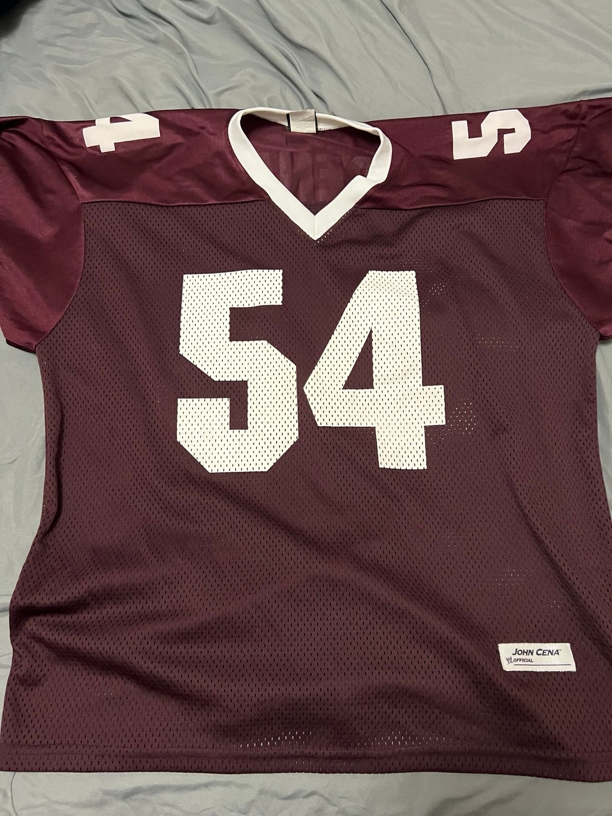 WWE John Cena Doctor of Thuganomics Jersey Burgundy XL