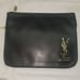 NEW YSL Yves Saint Laurent Cassandre Expandable Travel Pouch Bag with Dust Bag