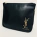 NEW YSL Yves Saint Laurent Cassandre Expandable Travel Pouch Bag with Dust Bag