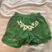 Green og web sp5der shorts double layered