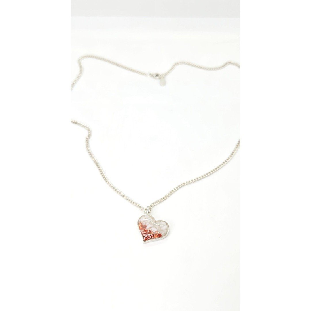 Dune Jewelry Sterling Silver Tilted Heart Necklace