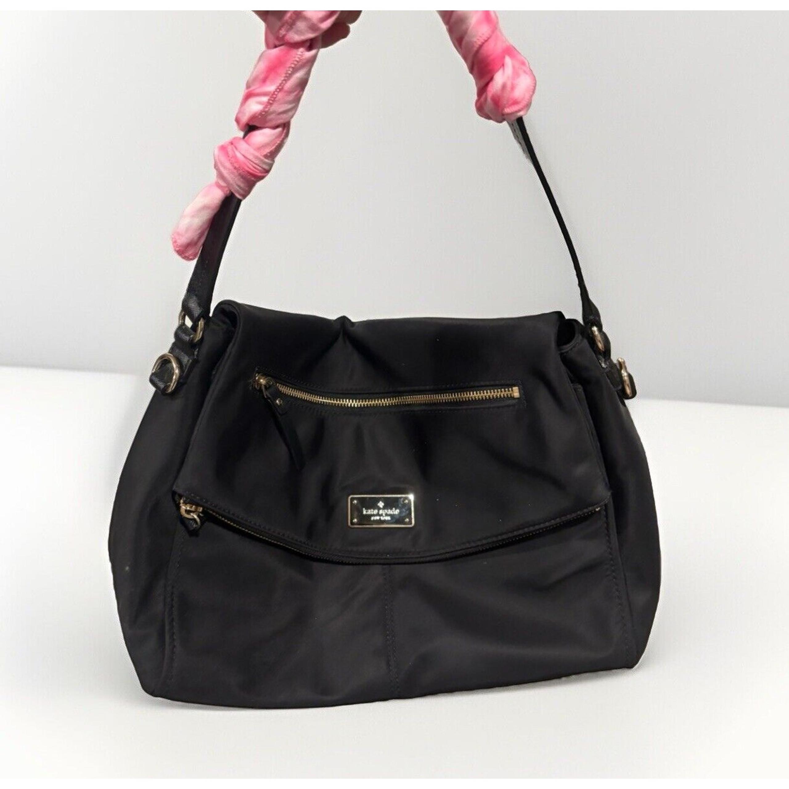 Kate Spade Black Blake Ave Bag Nylon 9x13 See Description
