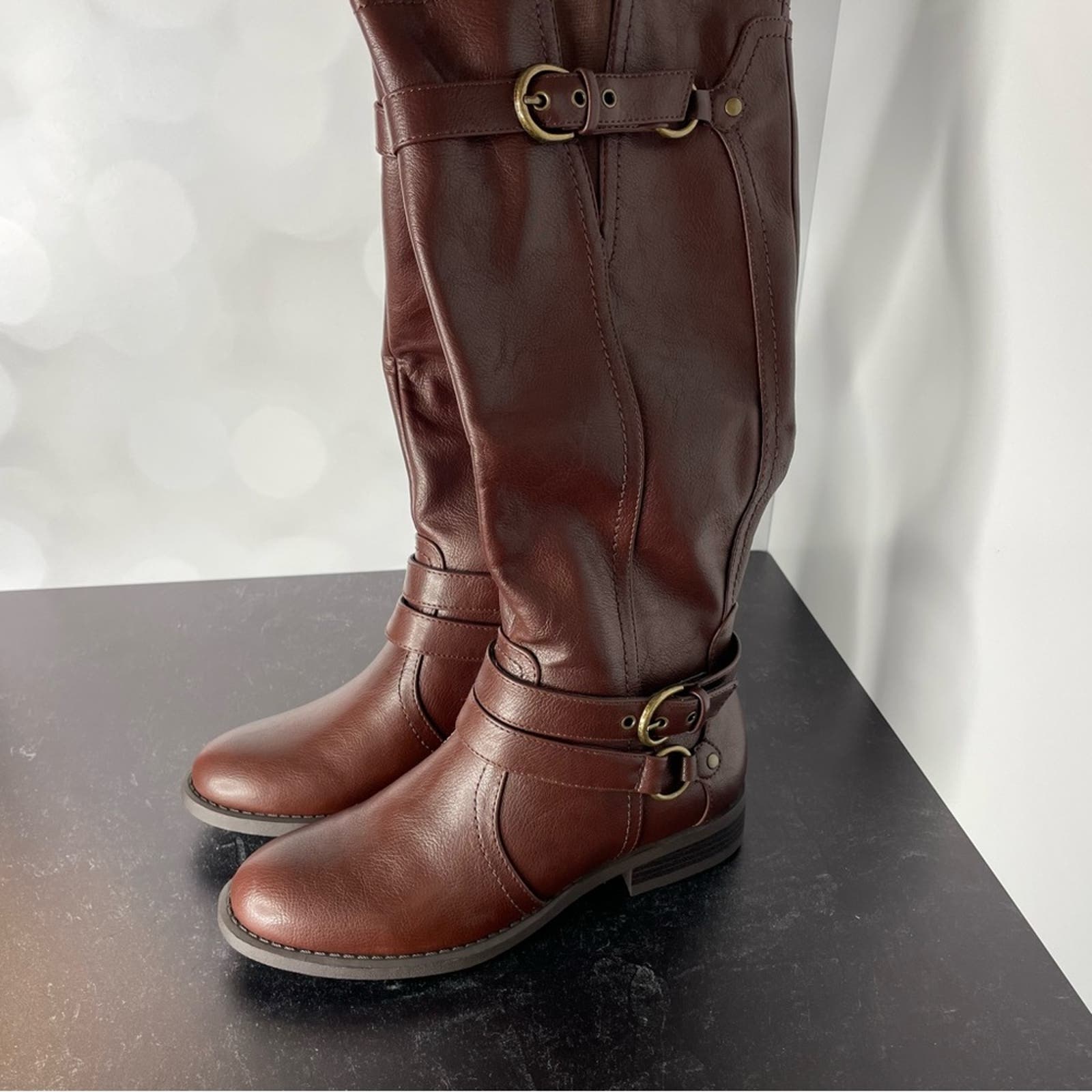 White Mountain Man Made Upper Boots Mercari