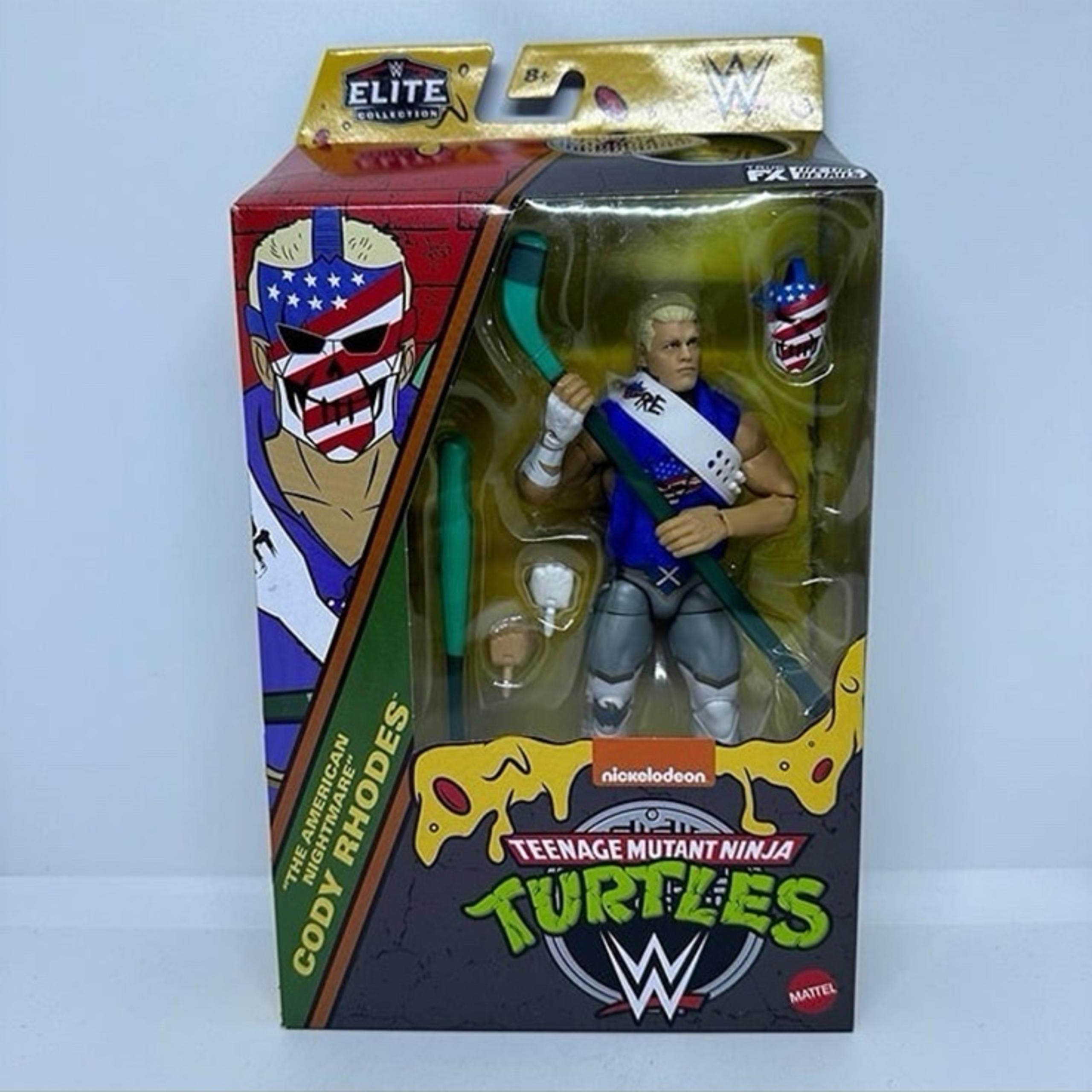 TMNT ELITE COLLECTION CORY RHODES as Casey Jones 6” FIGURE - WWE