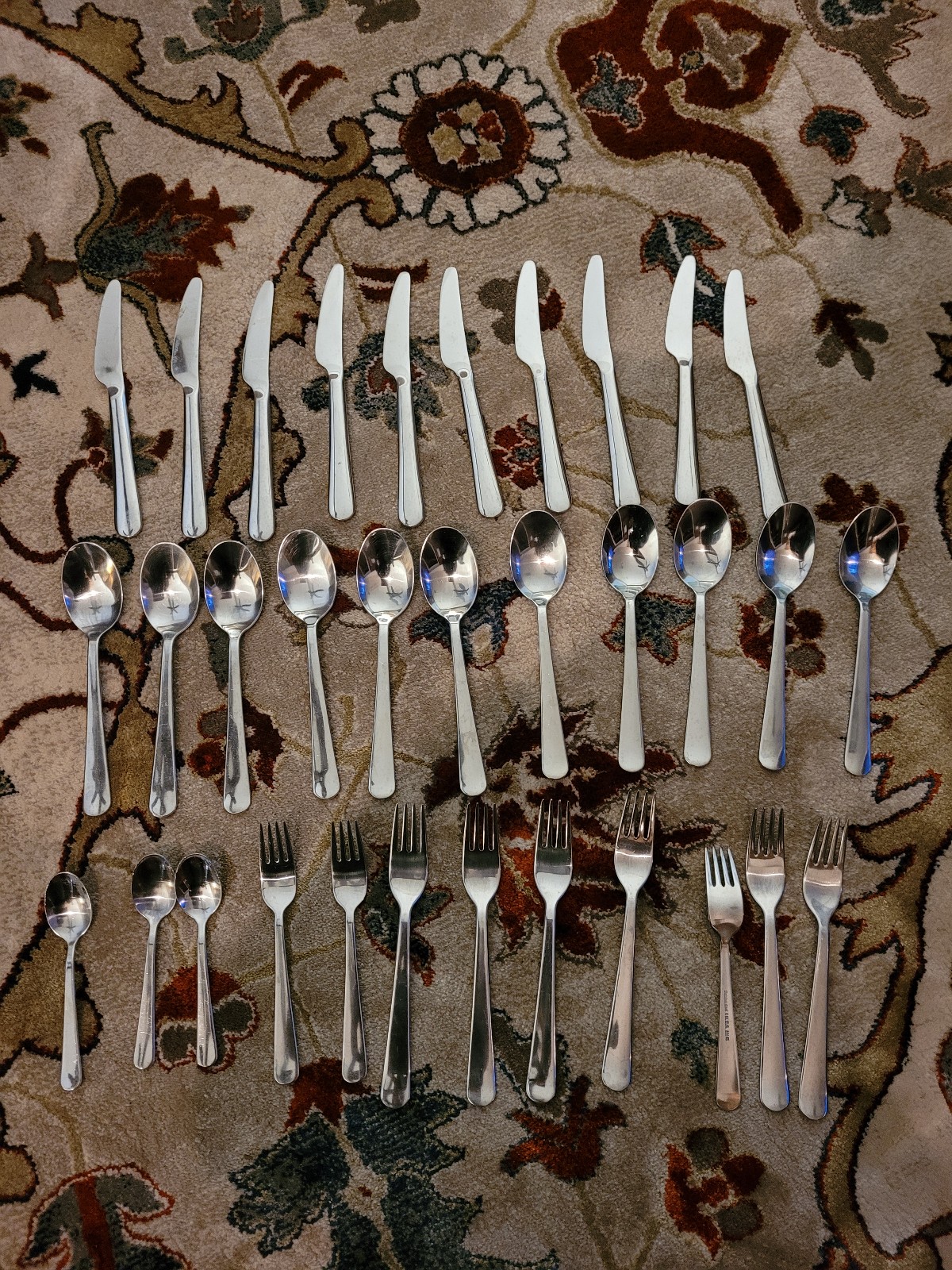 Ikea stainless steel Silverware lot of 33