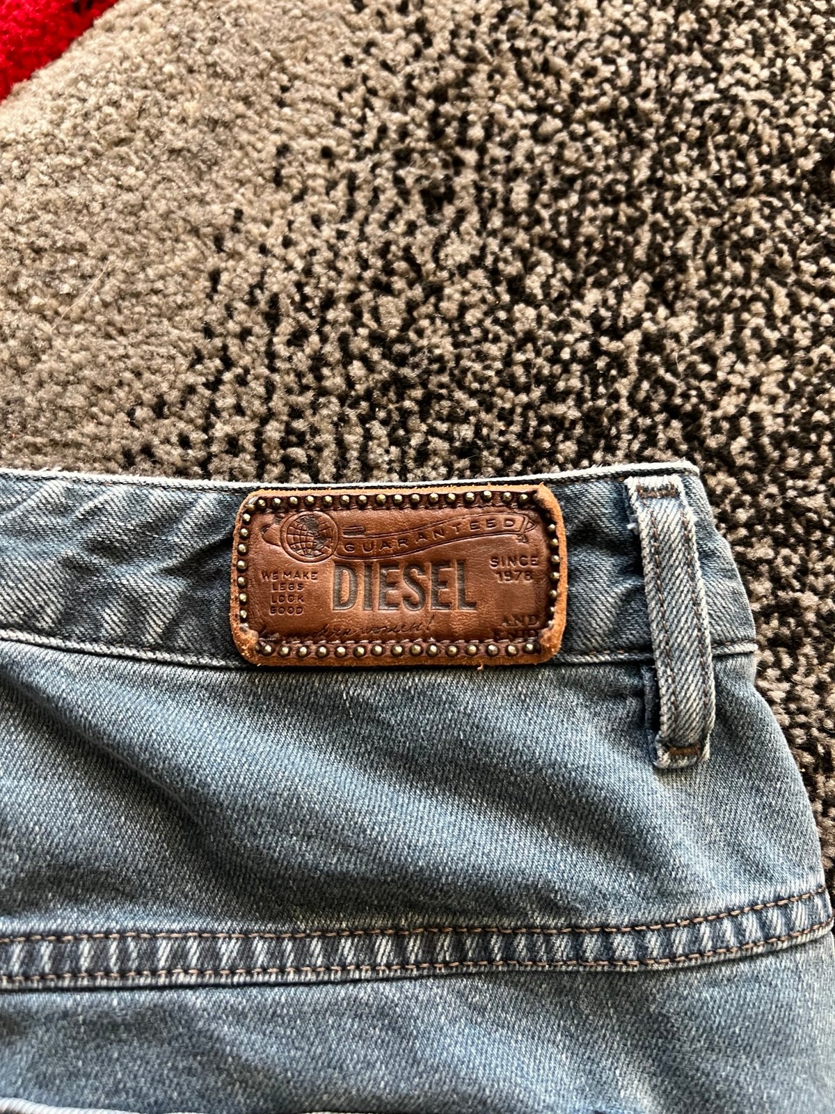 Diesel Fayza Relaxed-Boyfriend Low Waist 0816P Blue Jeans