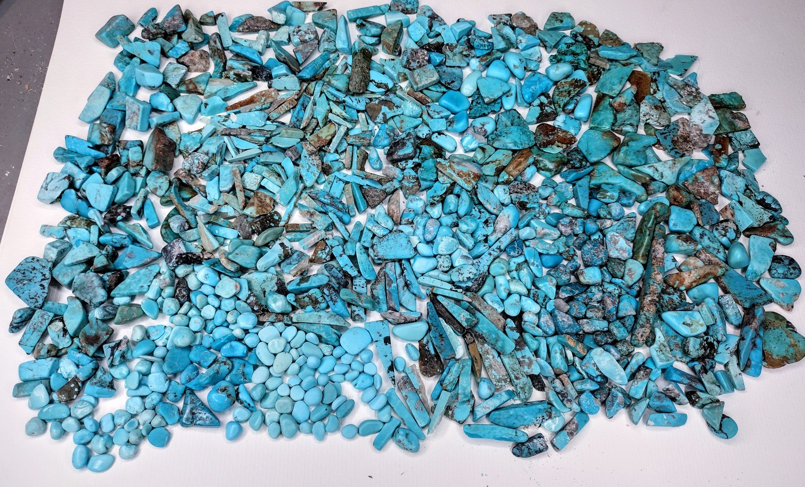 Natural, Untreated Turquoise 1,000 cts