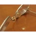 Rare GIORGIO ARMANI Gold Rim Round eyeglasses frames 140 49 29 Italy Black