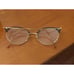 Rare GIORGIO ARMANI Gold Rim Round eyeglasses frames 140 49 29 Italy Black
