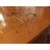 Rare GIORGIO ARMANI Gold Rim Round eyeglasses frames 140 49 29 Italy Black
