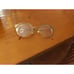 Rare GIORGIO ARMANI Gold Rim Round eyeglasses frames 140 49 29 Italy Black
