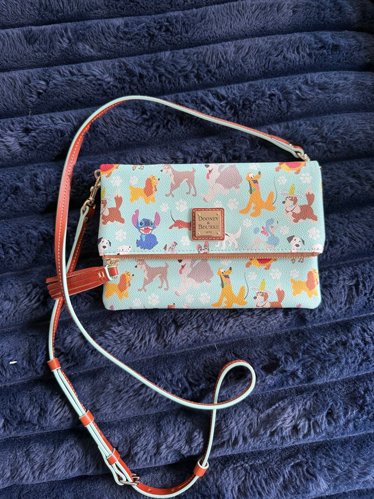 Disney Dooney and Bourke Dogs Foldover Crossbody