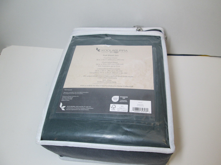 New Koolaburra by UGG Balsam Koolawash Full Sheet Set Dark Teal New