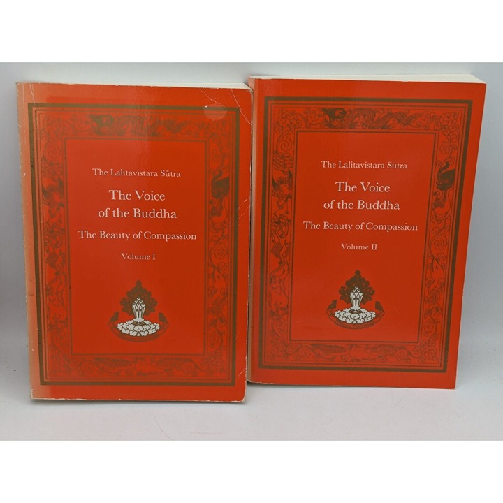 The Voice of the Buddha The Lalitavistara Sutra 2 vol/case ~ Tibetan Buddhism