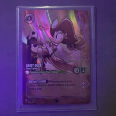 Daisy Duck - Pirate Captain (Enchanted) 211/204 Azurite Sea Holo Disney Lorcana